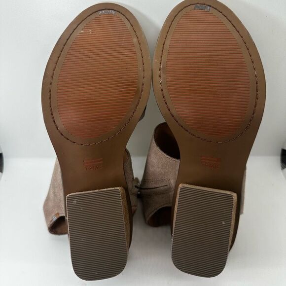 Toms Majorca Suede Block Sandals - Picture 8 of 9